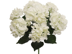 Hydrangea Bush w/ 7 Silk Blooms - 20" - Larksilk