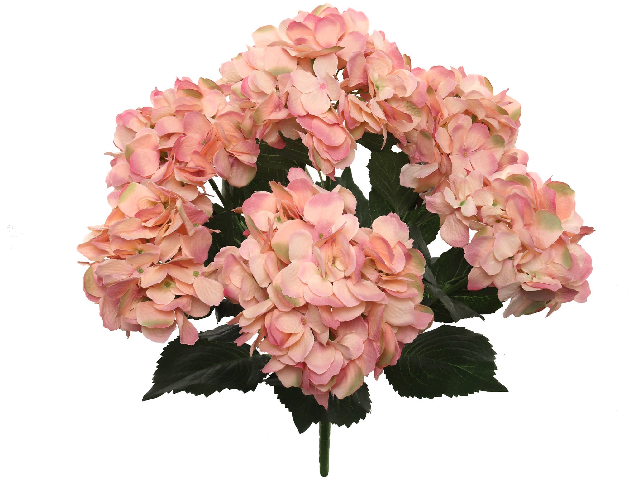 Hydrangea Bush w/ 7 Silk Blooms - 20" - Larksilk