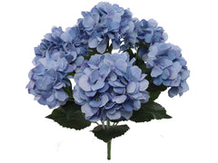Hydrangea Bush w/ 7 Silk Blooms - 20" - Larksilk