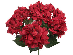 Hydrangea Bush w/ 7 Silk Blooms - 20" - Larksilk