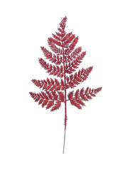 14" GLITTER LEATHER FERN 2024 Christmas Collection - Larksilk
