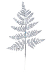 14" GLITTER LEATHER FERN 2024 Christmas Collection - Larksilk