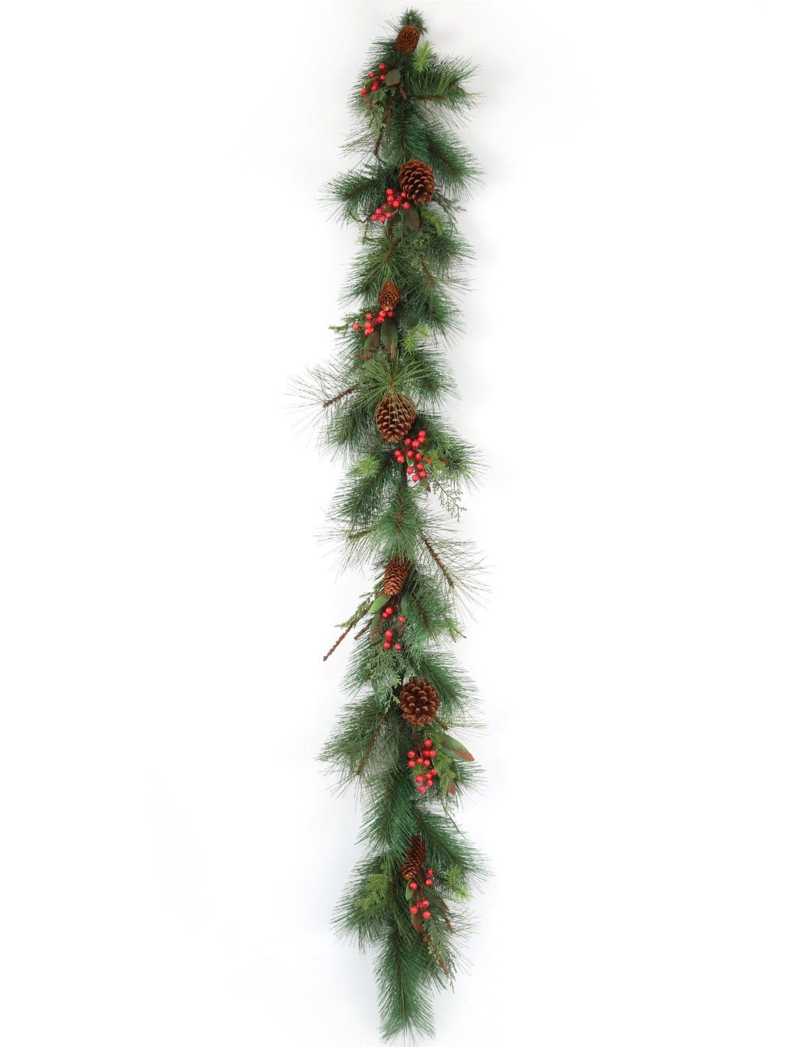 6'MIX PINE/BRY/ GARLAND 2024 Christmas Collection - Larksilk