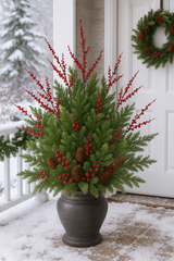 35" Berry Spray Bundle X6 - Larksilk