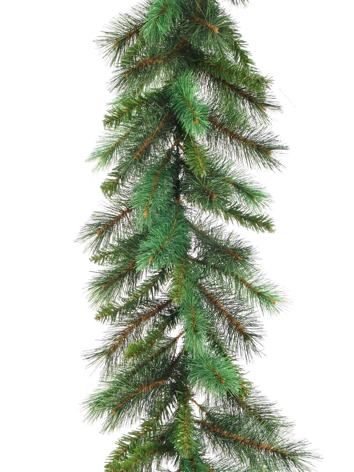 Majestic Pine Garland with 160 Green Tips - 9'x12" 2024 Christmas Collection - Larksilk