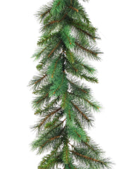 Majestic Pine Garland with 160 Green Tips - 9'x12" 2024 Christmas Collection - Larksilk