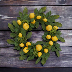 22" Lemon Wreath