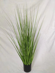 Decorative 3-Foot Tall Artificial Grass in Stylish Pot - Realistic Faux Greenery for Indoor & Outdoor Decor - Larksilk