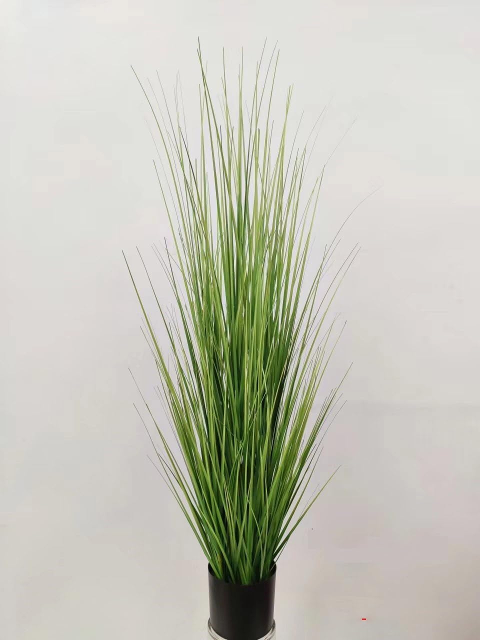 4-Foot Lush Green Artificial Grass Plant - Decorative Faux Greenery in Pot, Ideal for Indoor/Outdoor Home Decor - Larksilk