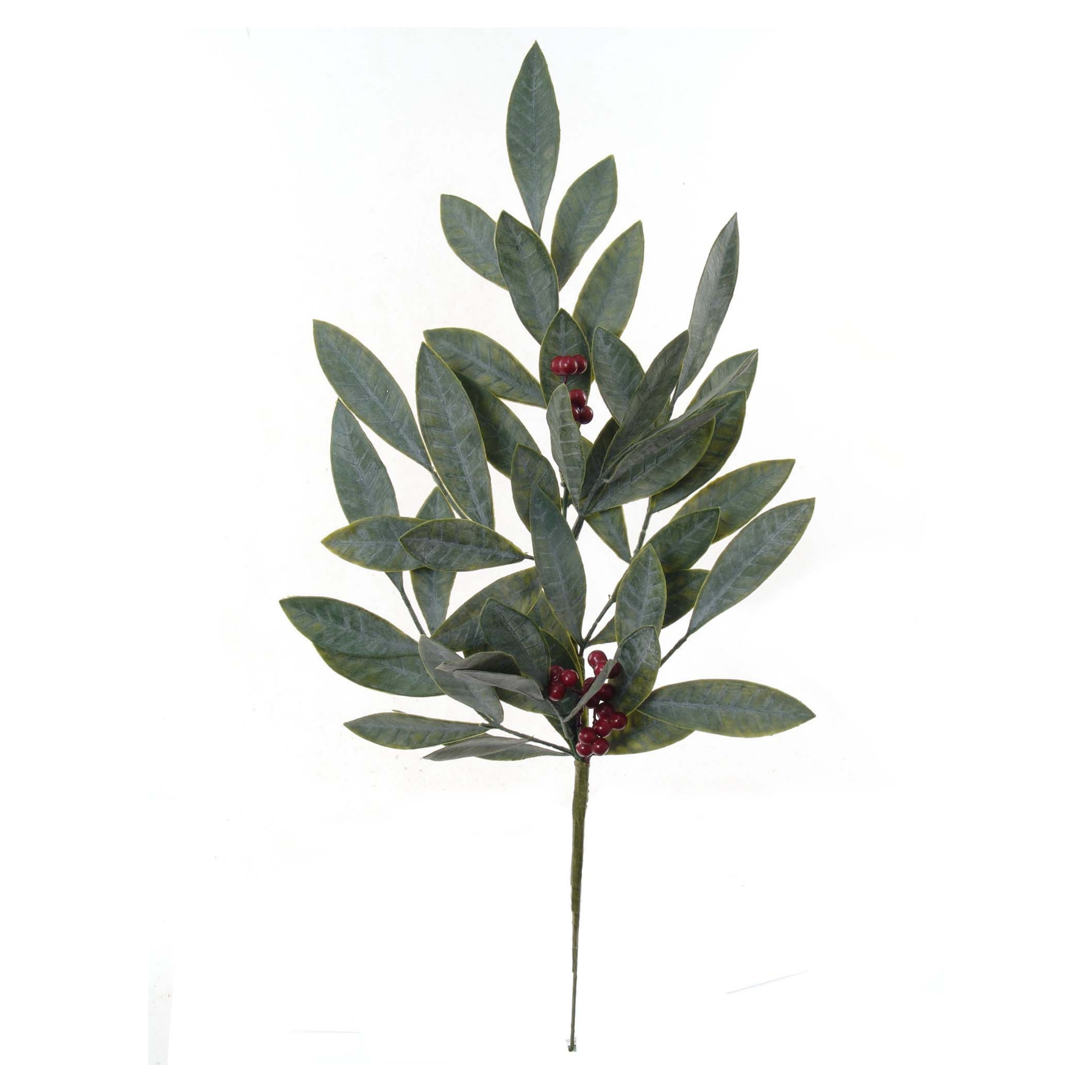 24" Powdered Bay Leaf Spray 2024 Christmas Collection - Larksilk