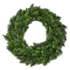 36" Deluxe Evergreen Wreath - 260 Green Tips 2024 Christmas Collection - Larksilk