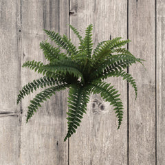 Boston Fern Plant with 25 Silk Fronds - 28" Wide - Larksilk