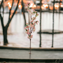 Cherry Blossom Branch Spray - 45" - Larksilk