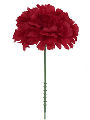 5" Carnation Flower Pick - 3.5" Diameter (100PCS) - Larksilk