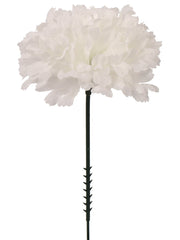 5" Carnation Flower Pick - 3.5" Diameter (100PCS) - Larksilk