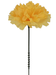 5" Carnation Flower Pick - 3.5" Diameter (100PCS) - Larksilk