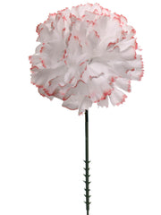 5" Carnation Flower Pick - 3.5" Diameter (100PCS) - Larksilk