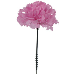 5" Carnation Flower Pick - 3.5" Diameter (100PCS) - Larksilk