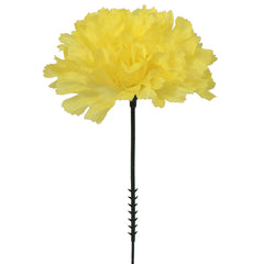 5" Carnation Flower Pick - 3.5" Diameter (100PCS) -2025 Spring Collection - Larksilk