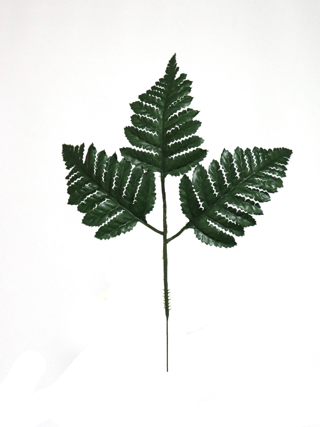 LEATHER FERN PICK X3-GRN - GREEN 2024 Christmas Collection - Larksilk