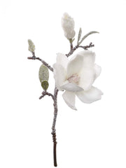 14" SNOW MAGNOLIA PICK - Larksilk