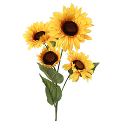 26" Sunflower Spray - Larksilk