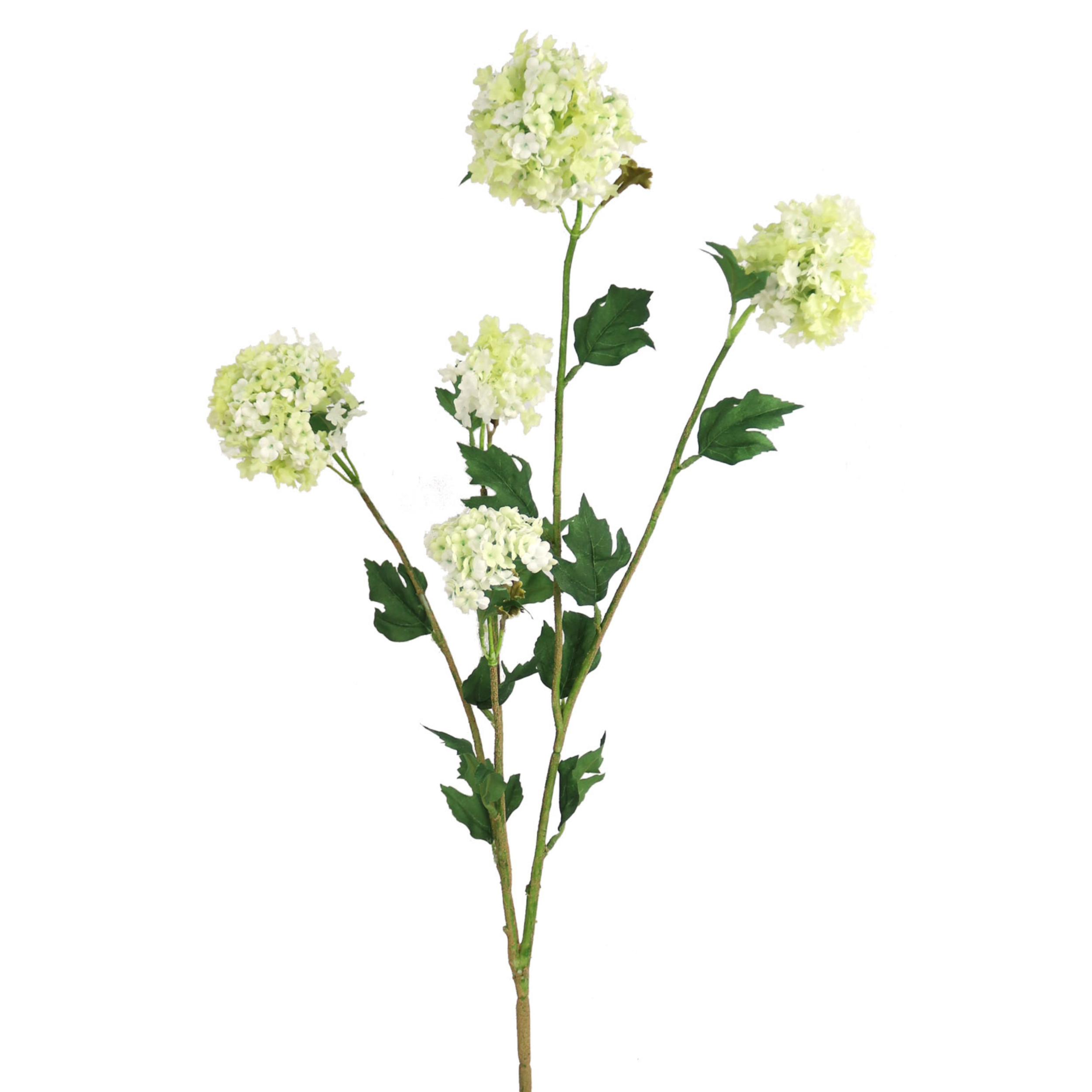 38" Snowball Viburnum Spray - Larksilk