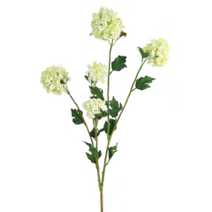 38" Snowball Viburnum Spray - Larksilk