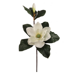27" Magnolia Stem with Bud - Larksilk
