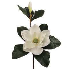 27" Magnolia Stem with Bud - Larksilk