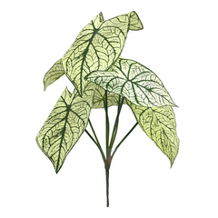 23" Caladium Leaf Bush -2025 Spring Collection - Larksilk