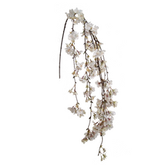 Hanging Cherry Blossom Branch Spray - 60" - Larksilk