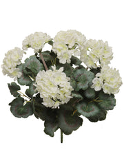 18" Deluxe Geranium Bush w/ 7 Head - UV Rated - Larksilk