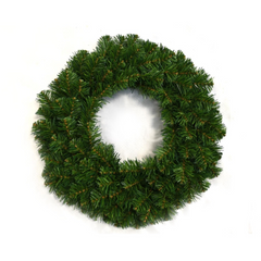 16" Northern Spruce Wreath - 120 Green Tips 2024 Christmas Collection - Larksilk