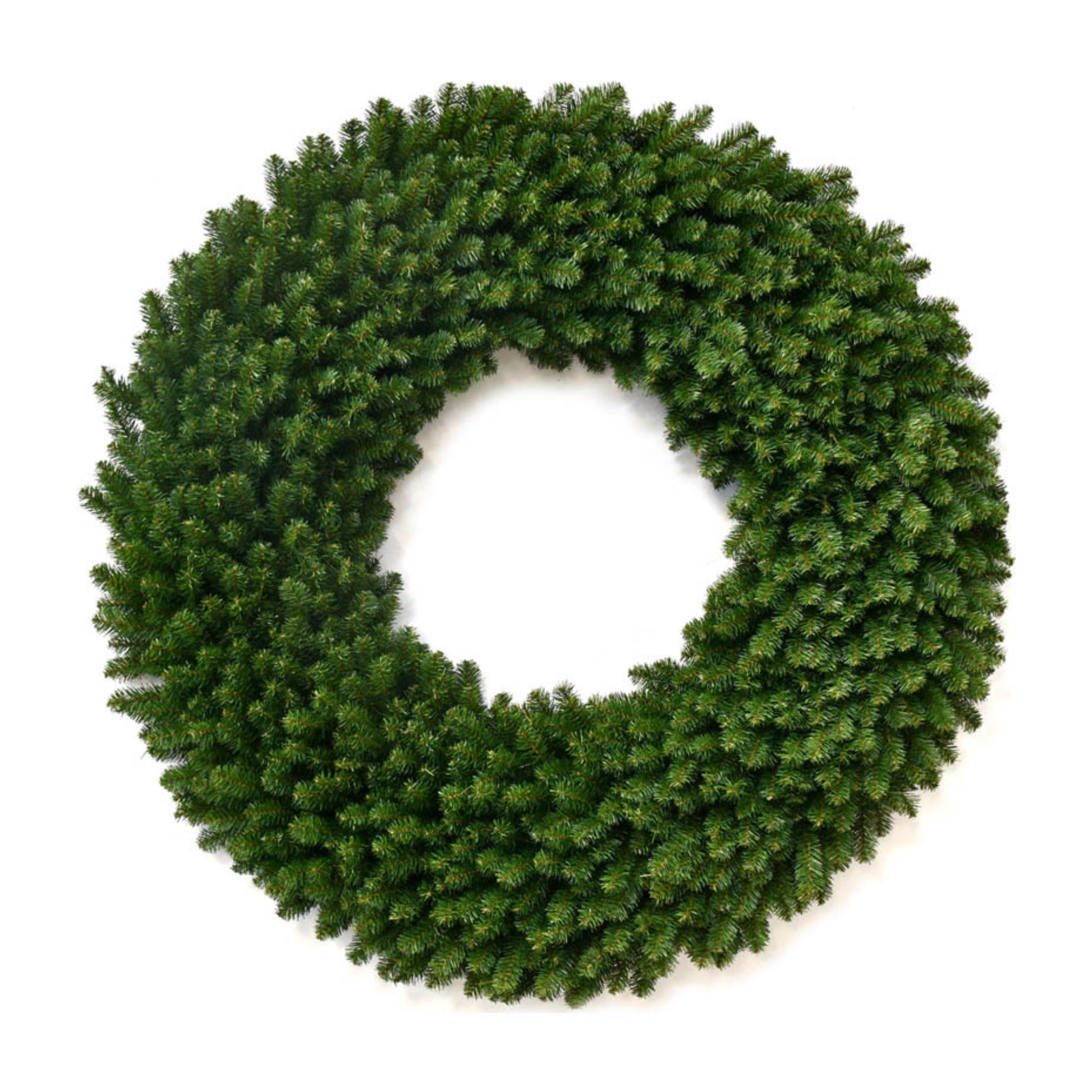 60" Northern Spruce Christmas Wreath - 1200 Green Tips 2024 Christmas Collection - Larksilk
