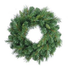 20" Glacier Pine Wreath - 96 Green Tips 2024 Christmas Collection - Larksilk