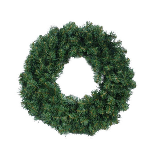 24" Northern Spruce Wreath - 220 Green Tips