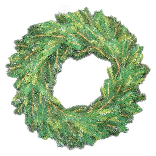 30" Majestic Pine Wreath - 180 Green Tips