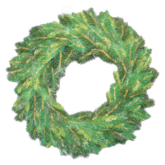 30" Majestic Pine Wreath - 180 Green Tips 2024 Christmas Collection - Larksilk