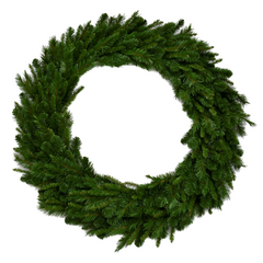 48" Glacier Pine Wreath - 320 Green Tips 2024 Christmas Collection - Larksilk