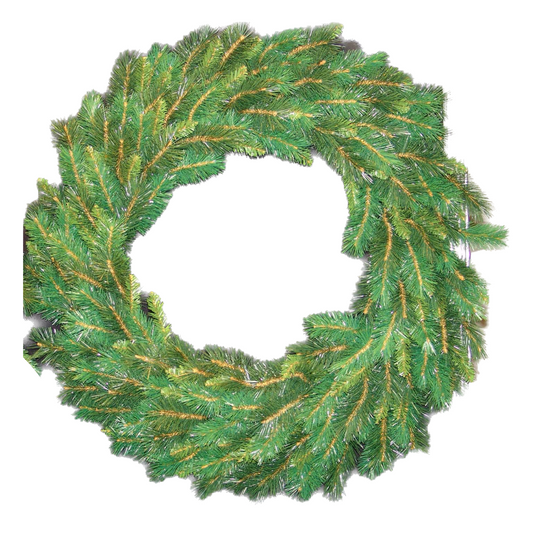 36" Majestic Pine Wreath - 230 Green Tips