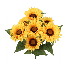 21" Sunflower Bush - Larksilk