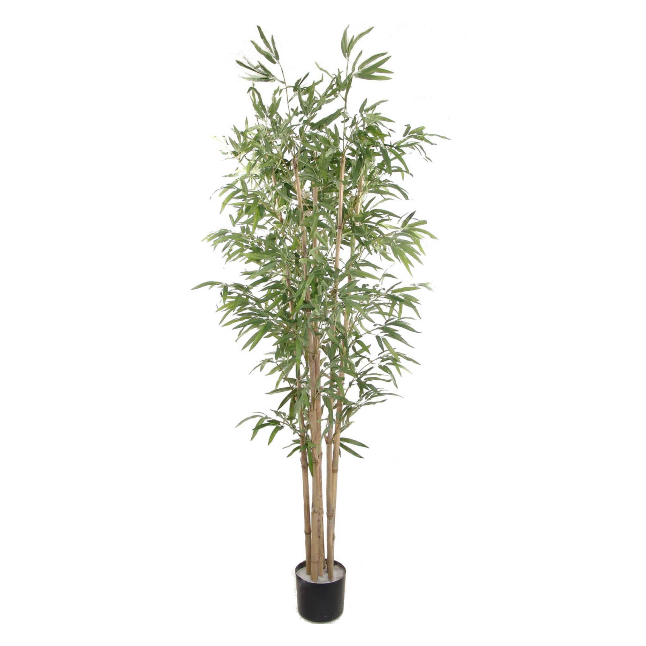 6ft Bamboo Tree in Pot w/ 1296 Silk Leaves - Larksilk