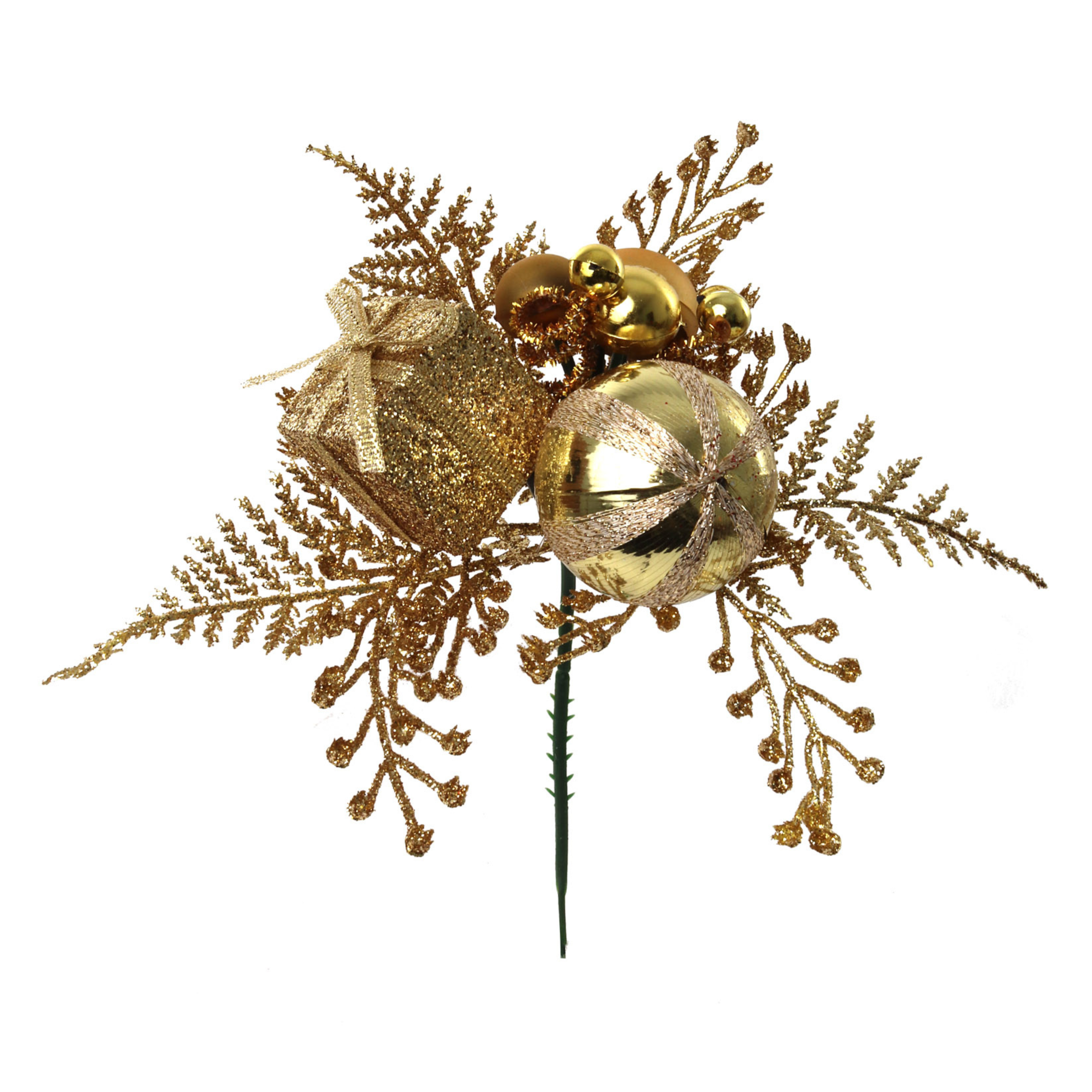 Fern Pick with Gift Box & Ornament Balls 2024 Christmas Collection - Larksilk