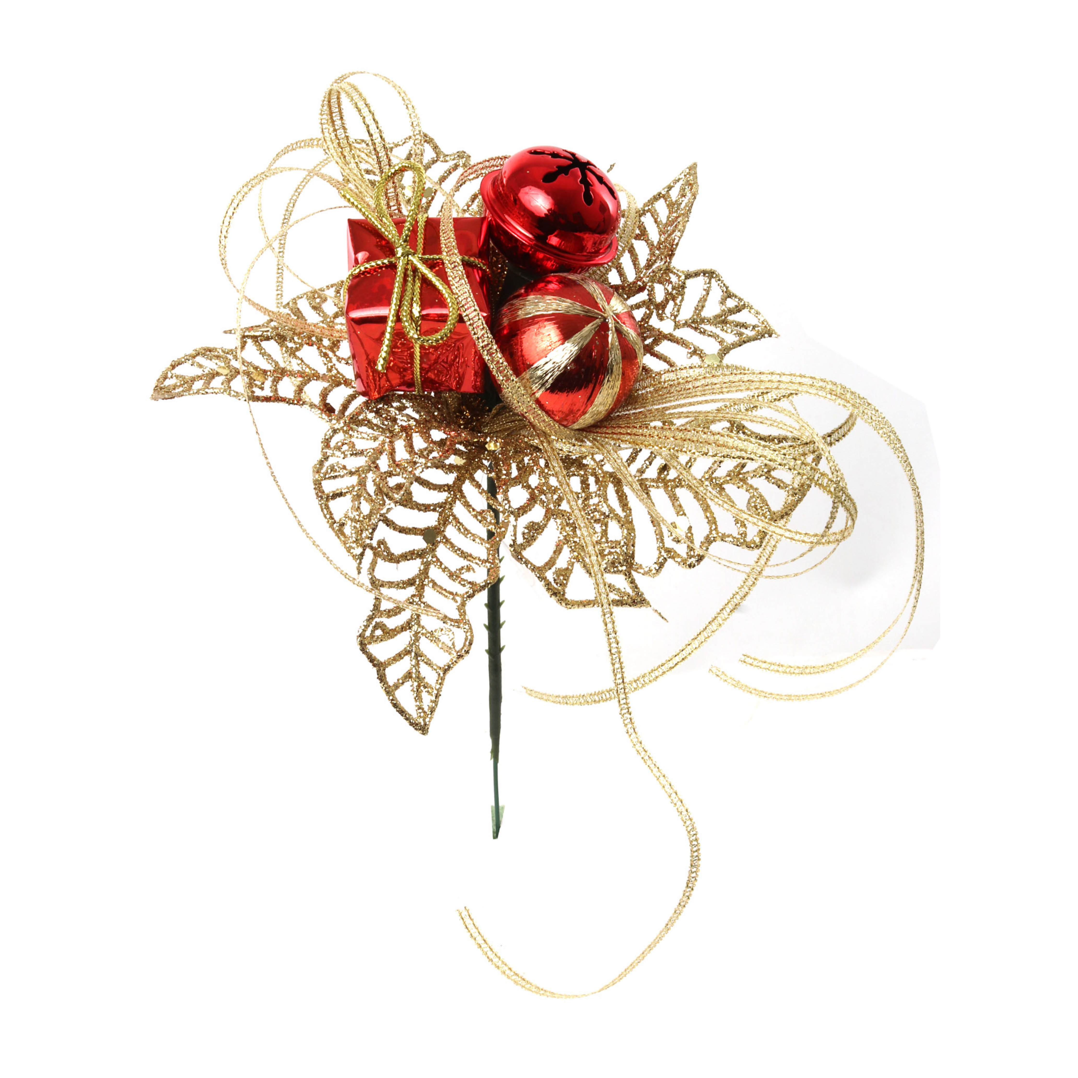 Xmas Pick with Gift Box & Ball 2024 Christmas Collection - Larksilk