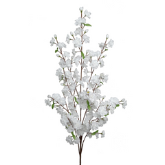 Cherry Blossom Branch Spray - 52" - Larksilk