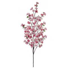 Cherry Blossom Branch Spray - 52" - Larksilk