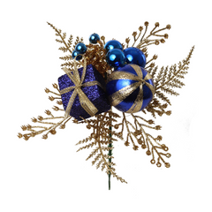 Fern Pick with Gift Box & Ornament Balls 2024 Christmas Collection - Larksilk
