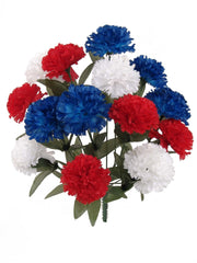 Carnation Bush - 14 Flowers - 3" Flowers - Larksilk