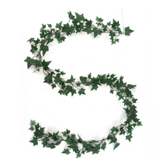 English Ivy Garland w/ 185 Silk Leaves - 6' Long 2024 Christmas Collection - Larksilk